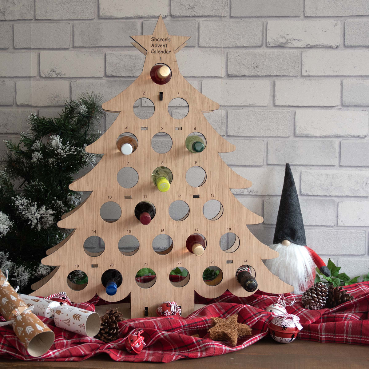 Northlight 15 Green Tree Shaped Christmas Advent Calendar Decoration - BJs  Wholesale Club